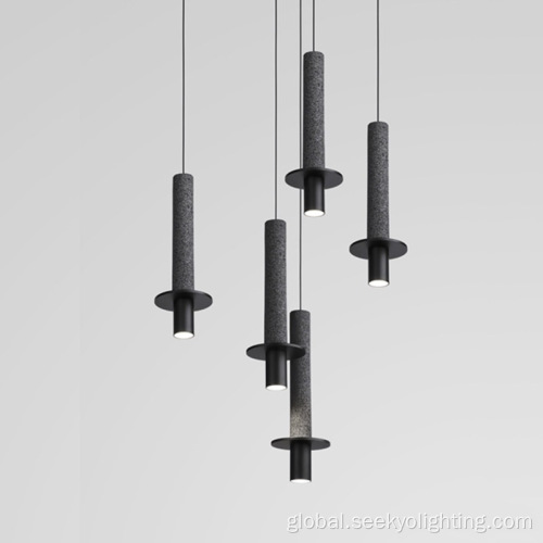 China LED Spotlight Stone Pendant Lamp For Living Room Supplier